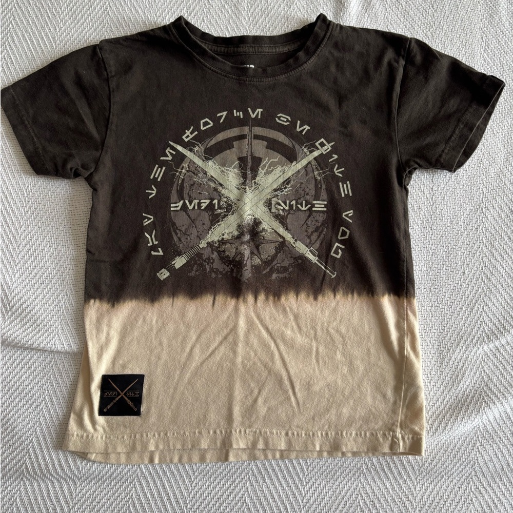 Disney Store Kids Star Wars Dip-Dye T-Shirt Size 5